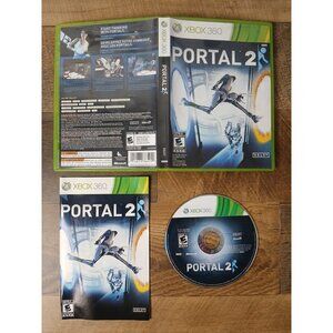 Portal 2 (Microsoft Xbox 360, 2011) Complete CIB - Tested